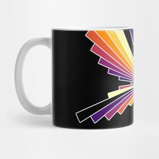 Flame Butterfly | Flying Wings Bar Charts Black Mug